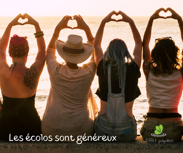 Les écolos sont généreux