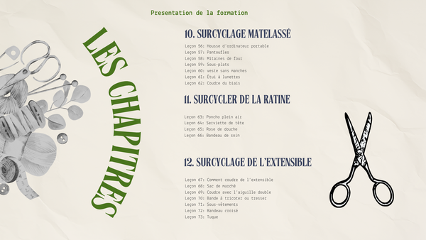 Formation couture en ligne