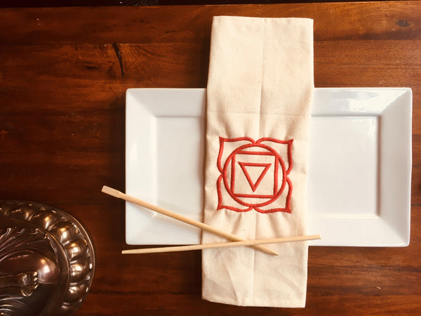 Ensemble serviettes de table chakras
